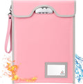 Fireproof Money Bag with Lock (5200℉), 15”x 11”Important Document Organizer Bag, Travel Money Pouch for Valuables,Money,Jewelry,Legal Documents,File and Tablet(Pink) by BALAPERI
