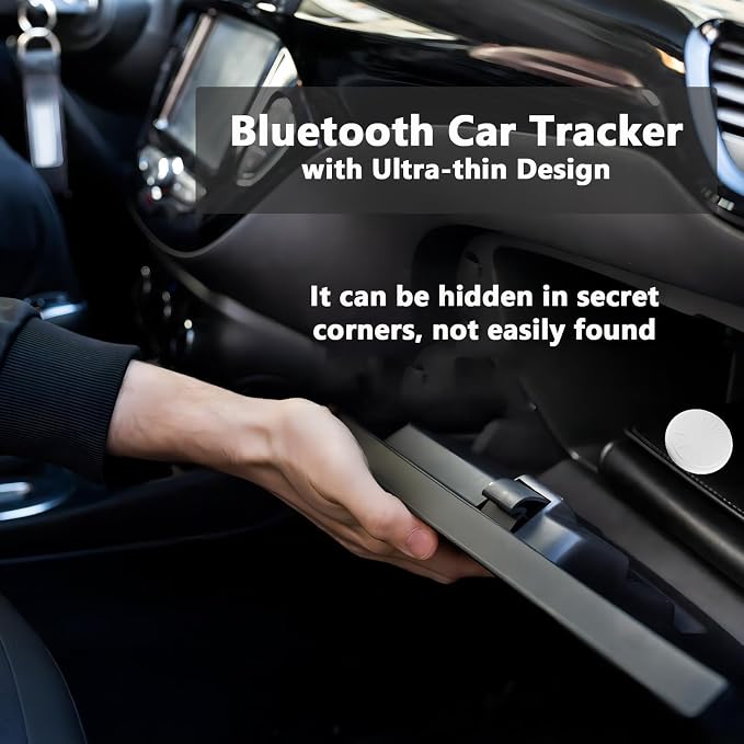 GPS Tracker for Vehicles, 1PCS Real Time GPS Tracker for Car Work with Find My (iOS Only),MINI Car Tracker Device Hidden,No Monthly Fee, Waterproof Car Tracker - Image 3