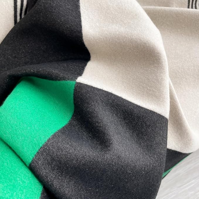 WaJuemy Winter Scarf for Women Dressy Evening Pashmina Shawl Wraps Open Front Poncho Blanket Fashion Travel Shawls Cape Wrap - Image 6