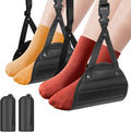 SZXYX Foot Hammock for Plane Travel (2 Pack), Memory Foam Airplane Foot Hammock Provides Foot Rest for Air Travel, Portable Airplane Travel Essentials & Long Flight Must Haves by SZXYX