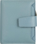 Small Compact Women Wallet RFID Blocking Genuine Leather Bifold Purse with ID Windows by Lavemi