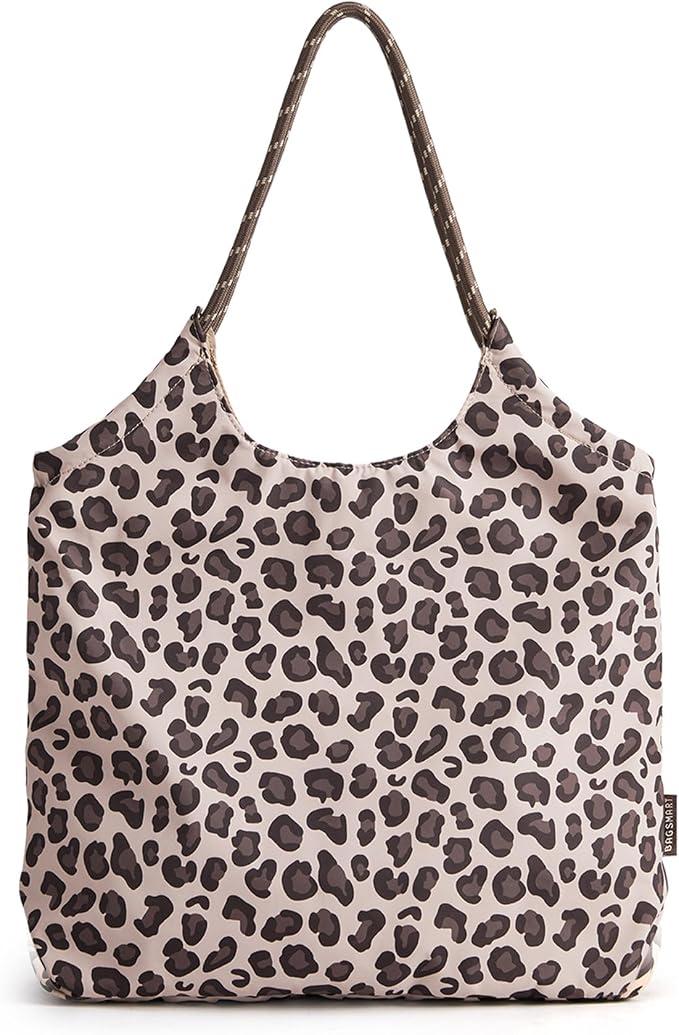 BAGSMART Tote Bag for Women, Travel Tote Beach Bag with Zipper for Gym by BAGSMART