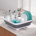 THANSTAR Collapsible Dish Drying Rack for RV Campers Portable Dinnerware Drainer Organizer for Kitchen Travel Trailer by THANSTAR