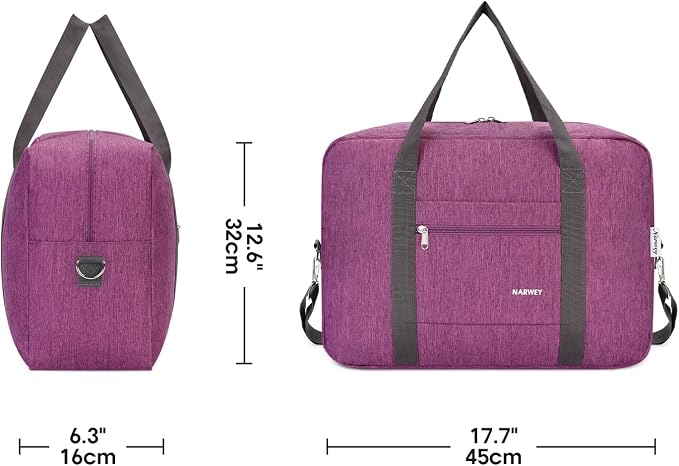 For Spirit Airlines Personal Item Bag Foldable Travel Duffel Bag Tote Carry on Luggage Duffle Overnight for Women and Men - Image 7