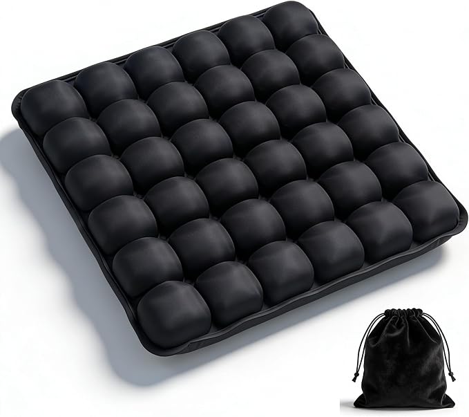 SondlorTravel Cushion Airplane Seat ,Airplane Seat Cushion for Long Flights | Ergonomic Comfort Support,Portable Air Cushion for Travel, Airplane Long Flights, Office, Car & Wheelchair ,Non-slip Bottom by Unknown