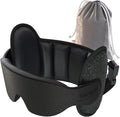 SARISUN Airplane Travel Pillow for Different Heights, Stable Head Support | Adjustable Airplane Head Strap fits Travelers (4'7" to 6'4"), Attache to Seat Headrest, 360° Support on Long Flight, Black by SARISUN