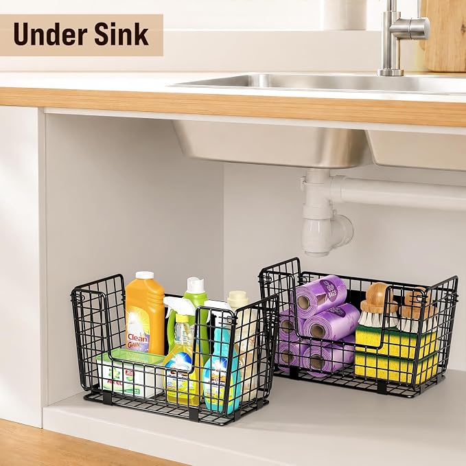Magnetic Shelf for Fridge - Fruit & Vegetable Storage Organizer | 3Pack Magnetic Spice Rack for Refrigerator, Onion & Potato Storage Bin, Magnetic Basket for Kitchen, Pantry & Laundry Room - Image 7
