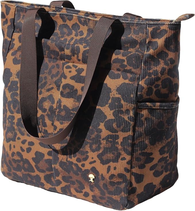 ESVAN Original Floral Tote Bag Large Shoulder Bag with Multi Pockets for Gym Travel Beach Daily Bags - Image 4