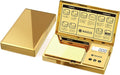 Digital Gram Scale 200g x 0.01g, Gold Pocket Scale for Jewelry, Food | Gold Plated Cover and Platform, Measures Grams and Ounces, Compact Scale for Grains, Gems, Coins and Small Items by Maxusprecisionscale