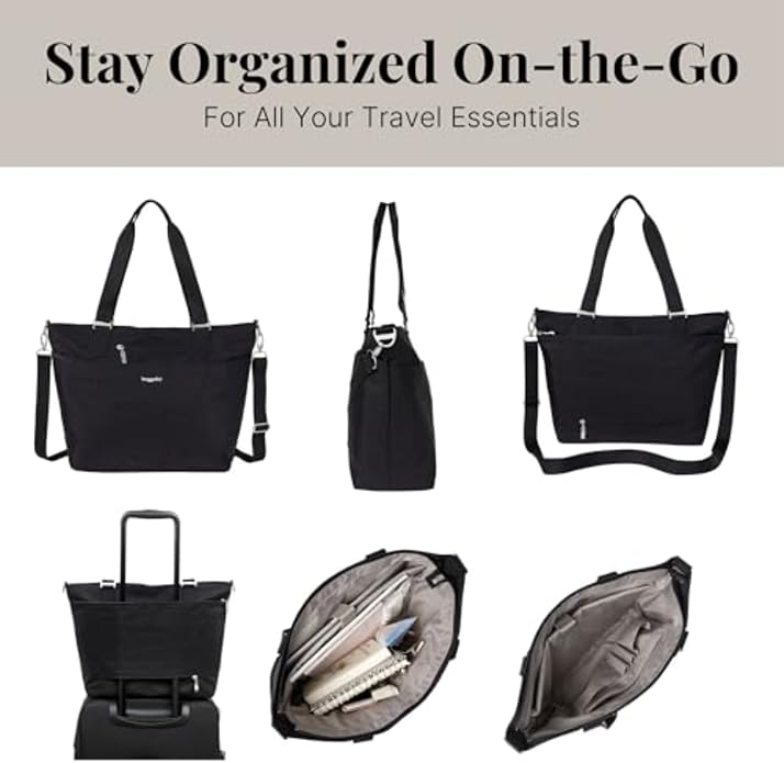 Baggallini Avenue Tote - 12x18 Laptop Tote Bag for Women - Lightweight Work Travel Carry On Bag - Image 7