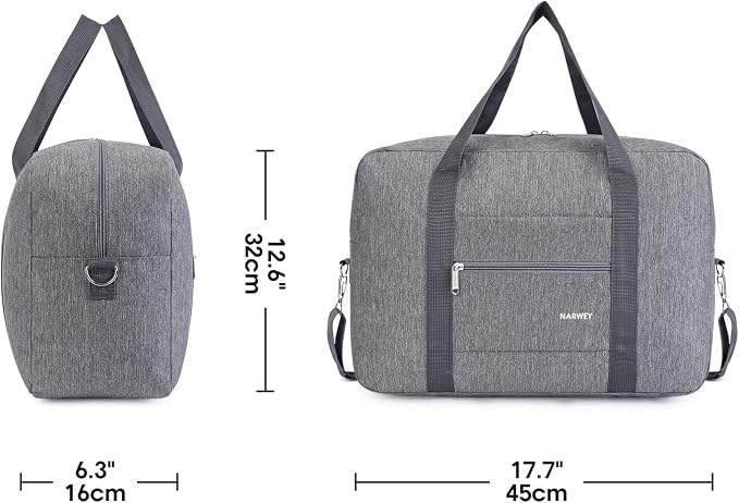 For Spirit Airlines Personal Item Bag Foldable Travel Duffel Bag Tote Carry on Luggage Duffle Overnight for Women and Men - Image 8