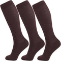 +MD 3 Pairs Bamboo Viscose Compression Socks for Women Men 15-20mmHg Knee High Support Stockings for Pregnancy Nurse Travel by MD