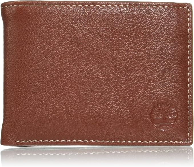 Timberland Men's Genuine Leather Passcase Security RFID Wallet by Unknown