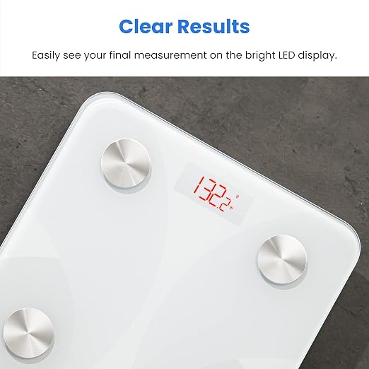 Etekcity Smart Scale for Body Weight, Body Fat, Water Weight, White, 400 lb - Image 13