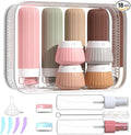 18Pack Travel Bottles for Toiletries TSA Approved Silicone Travel Containers for Toiletries, Leak Proof Refillable Liqus Shampoo And Conditioner travel Essentials toiletry Bottles (BPA Free) by Unknown