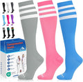 NEWZILL Medical Compression Socks for Women & Men, 20-30 mmHg Knee-High Support for Circulation, All-Day Comfort for Work Travel Running Cycling and Fitness by NEWZILL