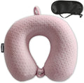 Neck Pillows for Sleeping Travel Pink Travel Pillow Comfortable U Shape Memory Foam Pillows Neck and Head Support Portable Travel Neck Pillow Suitable for Planes, Trains, Self-Driving Cars by Gosider