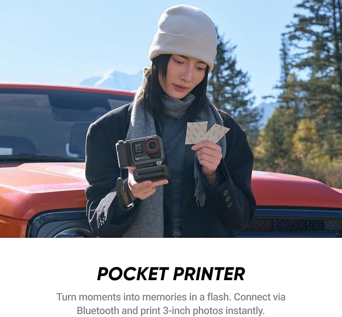 Insta360 Ace Pro 2 Flash Print Bundle - 8K Waterproof Action Camera Co-Engineered with Leica, 1/1.3" Sensor, Dual AI Chip, Leading Low Light, Xplorer Grip Pro Kit for Street Photography - Image 3