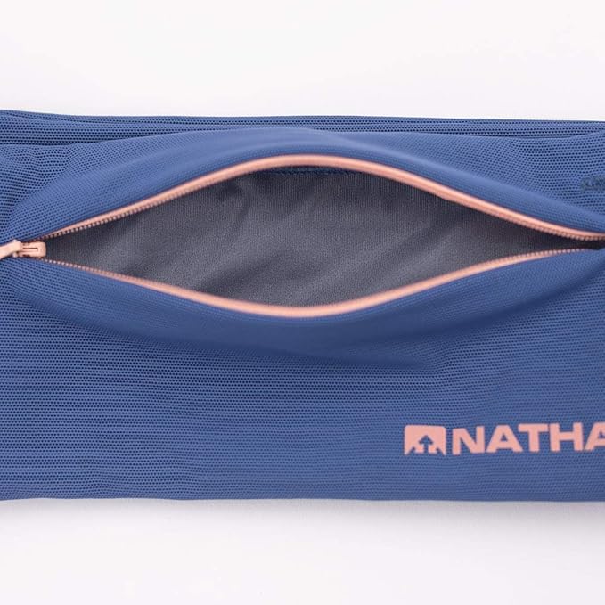 Nathan Zipster Running Belt for Men and Women, Bounce Free Waist Pack, Running Fanny Pack Women, Pockets with Zippers, Fits All iPhones - Image 4