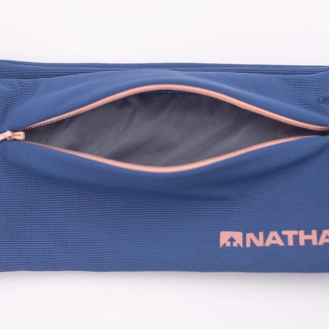 Nathan Zipster Running Belt for Men and Women, Bounce Free Waist Pack, Running Fanny Pack Women, Pockets with Zippers, Fits All iPhones - Image 4