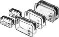 5 Pack Clear Toiletry Bag Clear Makeup Bag Zipper Toiletry Pouch | Includes 2S 2M 1L PVC Cosmetic Pouches with Zipper for TSA Toiletry Bag Set Travel Packing and Daily Organization by Bestseller