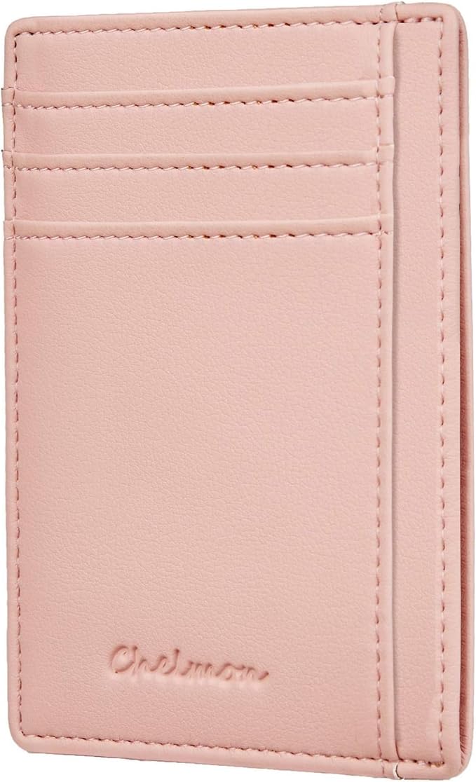 Chelmon Slim Wallet for Men, Minimalist Front Pocket RFID Blocking Credit Card Holder by Chelmon