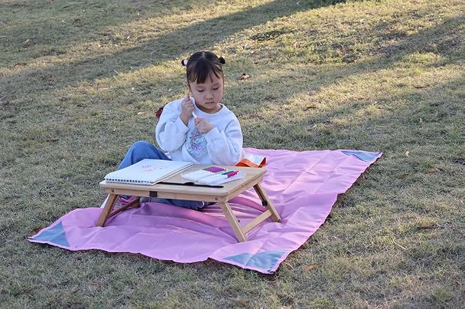 Orga'Neat Pocket Picnic Blanket, Compact Lightweight Tarp for Camping | Foldable, Easy to Carry, Water Resistant Sandproof Washable Quick Dry Mat for Beach, Festival, Travel, Outdoor Recreation - Image 5