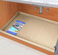 Waterproof Under Sink Mat Silicone 22"x19", Kitchen Cabinet Liner | BPA Free Home Organizer and Storage, Thick Raised Edge Cabinet Protector, Non-Slip Dog & Cat Mat, Dish Drying Mat by SIKADEER