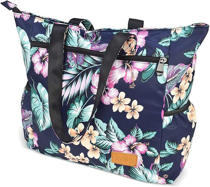 CLOUDMUSIC Shoulder Tote Bag For Nurses Teachers Work Gym Travel Beach Women With Large Capacity Waterproof by CLOUDMUSIC