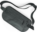 VENTURE 4TH Travel Money Belt, RFID Blocking Passport Holder - Sleek Gray by VENTURE4TH