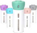 Travigo 4-in-1 Travel Dispenser Bottle, TSA Approved, Leak Proof, Four Reusable 1.4 oz. (40 mL) Toiletry Containers for Shampoo, Conditioner, Soap, Lotion, Skincare (Green) by Travigo