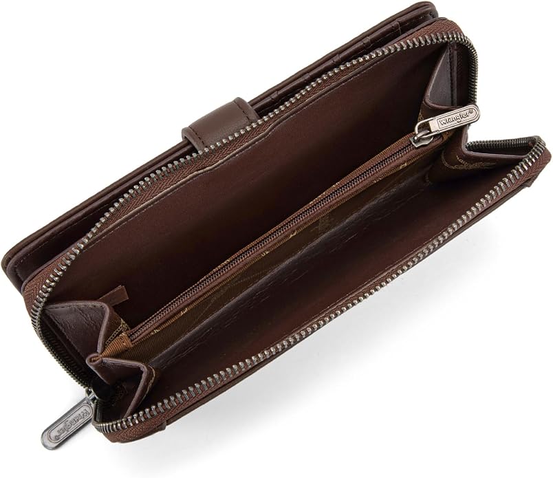 X Wrangler Women's Wallets Bifold Wristlet Wallets for Women Large Capacity Credit Card Wallet with ID Window - Image 3