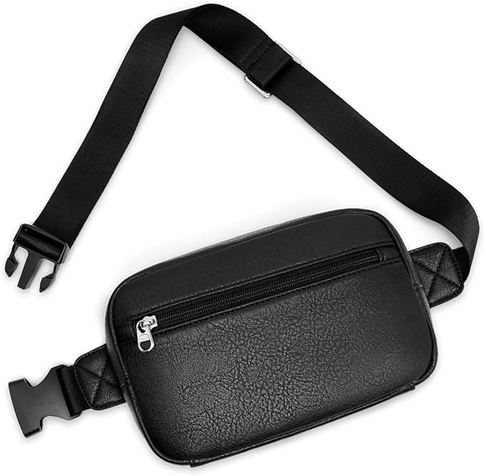Fanny Packs Belt Bag For Women Men Everywhere Small Fashion Crossbody Bags Waist Pack Vegan Leather Waterproof Cute Sling Chest Bag For Women by Goinsound