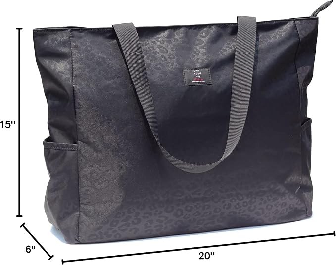 ESVAN LARGE BEACH BAG Water Resistant Lightweight 20 inch Women Oversize Tote Bag for Gym Beach Travel Pool Yoga Nurse - Image 9