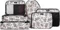 Packing Cubes for Travel, 6-Piece Large Packing Cube Organizer Set for Suitcase, Duffel Bag, Luggage, Multiple Sizes Travel Essentials (Desert Foliage) by Jadyn