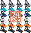 Chip Clips, Bag Clips for Chips, 24 Pack, Multicolor | Magnetic Bag Clips with Airtight Seal Grip, Reusable Hold for Kitchen Food, Snack, Fridge, Office and RV Accessories by FINDMAG