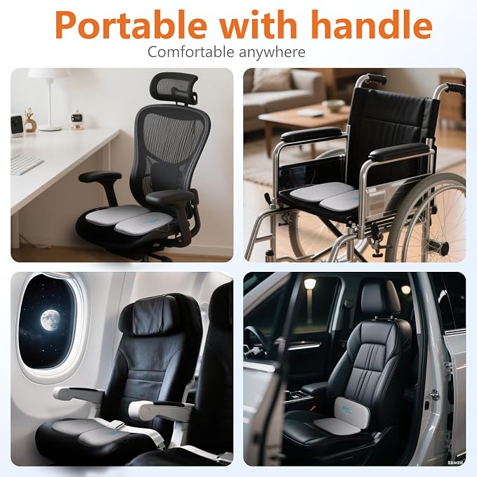 3 in 1 Gel Seat Cushion (Darkgray) - Image 7