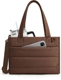 BAGSMART Small Tote Bag for Women, Work Teacher Bag with Zipper Closure by BAGSMART