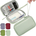 CAAORDKSO Small Cable Organizer Bag, Travel Cord Charger Organizer Case Waterproof Accessories Pouch, Electronic Carrying Case Bag for Cable, Cord, Charger, Phone, Power Bank, Earphone (Mint Green) by Unknown