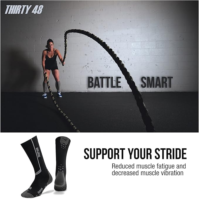 Thirty48 Elite Compression Socks Women & Men Graduated 20-30mmHg for Running, Athletic, Flight Sock - Performance & Recovery - Image 4