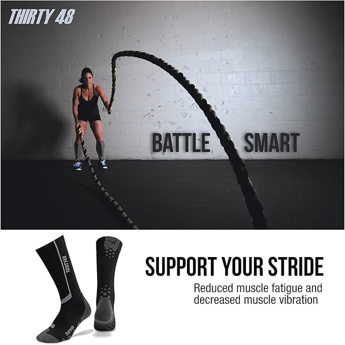 Thirty48 Elite Compression Socks Women & Men Graduated 20-30mmHg for Running, Athletic, Flight Sock - Performance & Recovery - Image 4