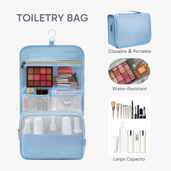 OlarHike 10 Set Packing Cubes for Travel,Gifts for Women Mom,Anti-Tearing Suitcase Organizer,with Over 1000 pcs Mesh Holes,Vacation Essentials & Accessories for Cruise Ship - Image 3
