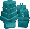 Mossio 9 Set Packing Cubes with Shoe Bag & Electronics Bag - Luggage Organizers Suitcase Travel Accessories by Mossio