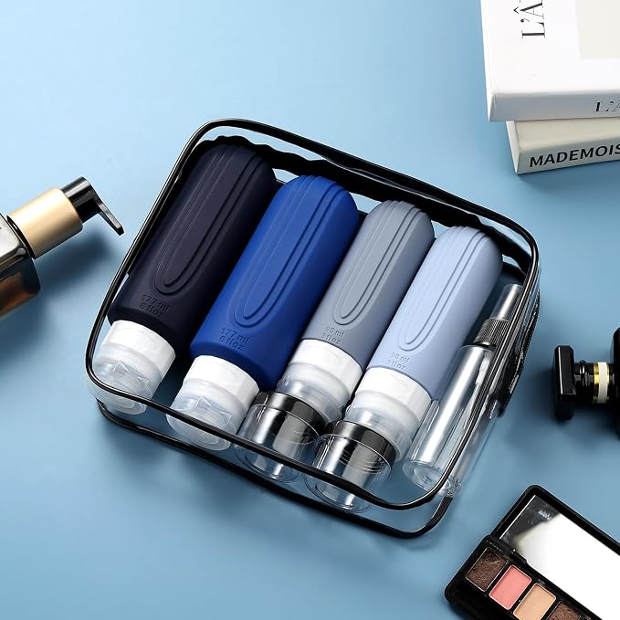 Mrsdry 16 Pack Travel Bottles for Toiletries, Oversize 6oz Silicone Travel Containers, Leak Proof Refillable Liquid Shampoo And Conditioner Travel Essentials - Image 7