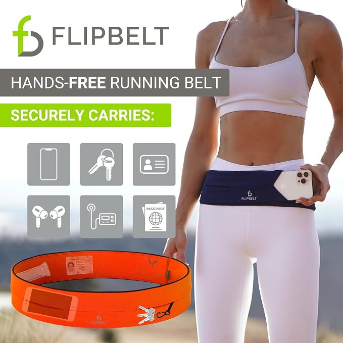 FlipBelt Classic Running Belt, Phone Holder for Running, Money Belt Pouch - Image 2
