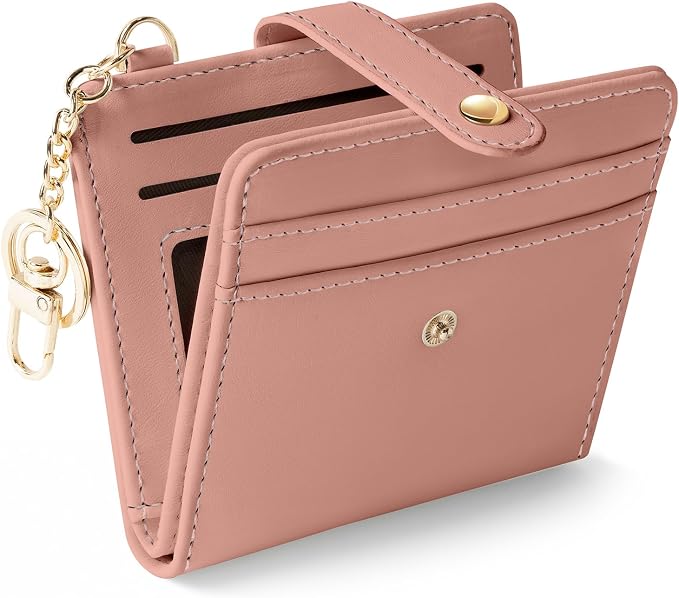 Jogjam Rfid Women Wallet, Small Slim Thin Compact Credit Card Holder | PU Leather Bifold Cash Zipper Coin Pocket ID Window, for Female Ladies Teen Girls Girly Gifts by Jogjam