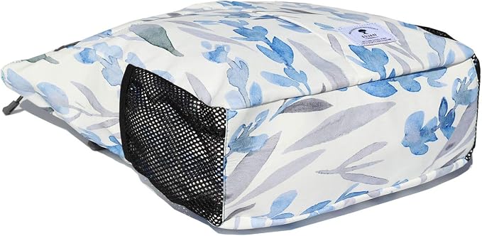 ESVAN Original Floral Water Resistant Large Tote Bag Shoulder Bag for Gym Beach Travel Daily Bags Upgraded - Image 7