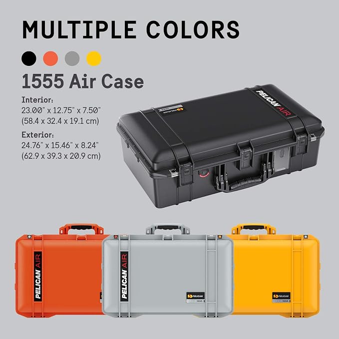 Pelican Air 1555 Case With Trekpack Dividers - Black - Image 11