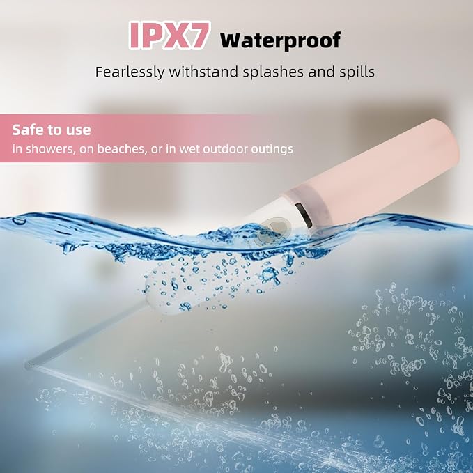 Hibbent Portable Bidet for Travel, High Pressure Handheld Electric Sprayer, Rechargeable Travel Bidet for Women & Men, Personal Hygiene Cleaning, Soothing Postpartum Care, Pink - Image 8