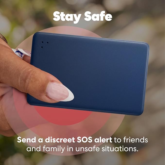 Life360 Tile Slim - Wallet Finder, Bluetooth Tracker and Item Locator for Luggage Tags, Passports and More. Both iOS and Android Compatible. Phone Finder. 1-Pack (Navy Blaze) - Image 7